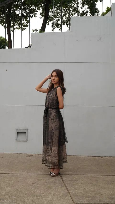 RD-0013 - Atelier Mode - Embroidered Tulle Dress Belt Wendy