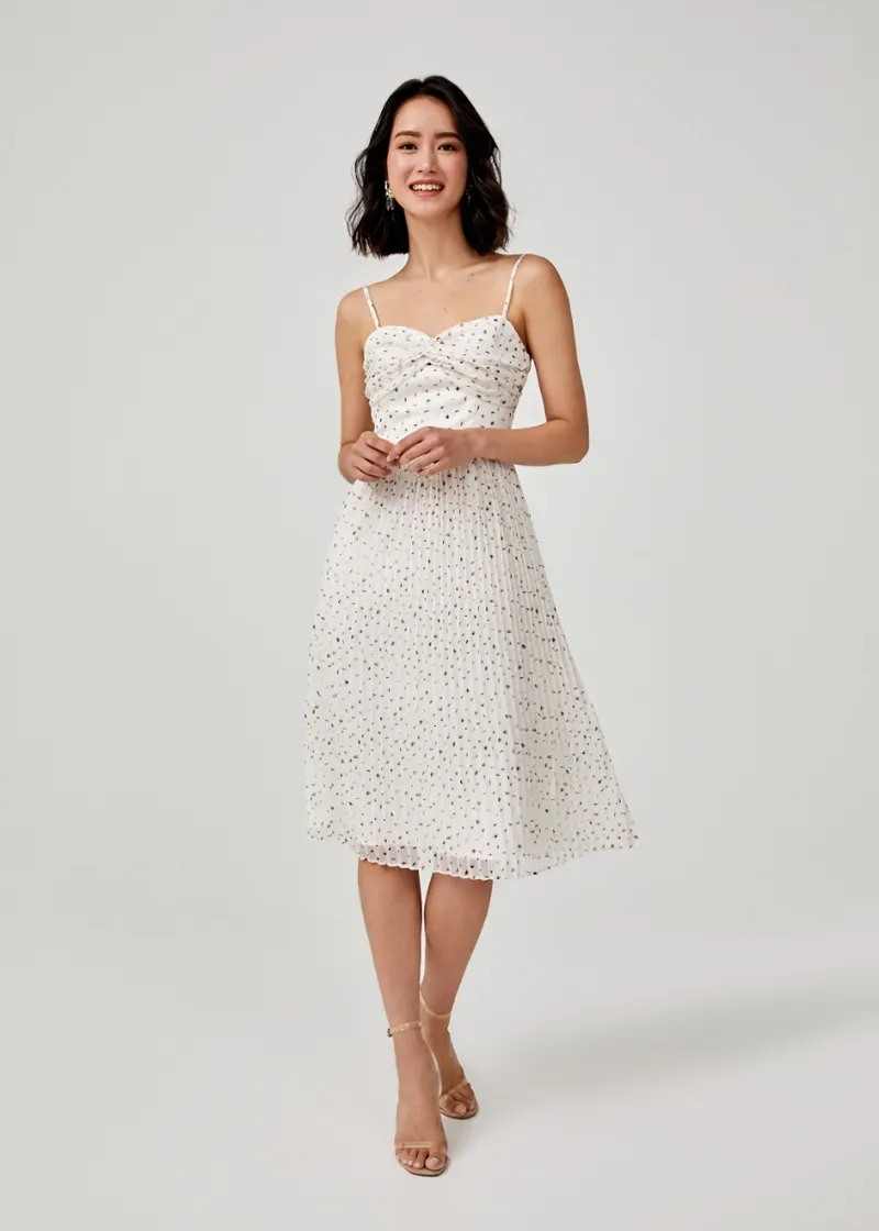 RD-0004 - Love Bonito - Eleusine Jacquard Pleated Dress