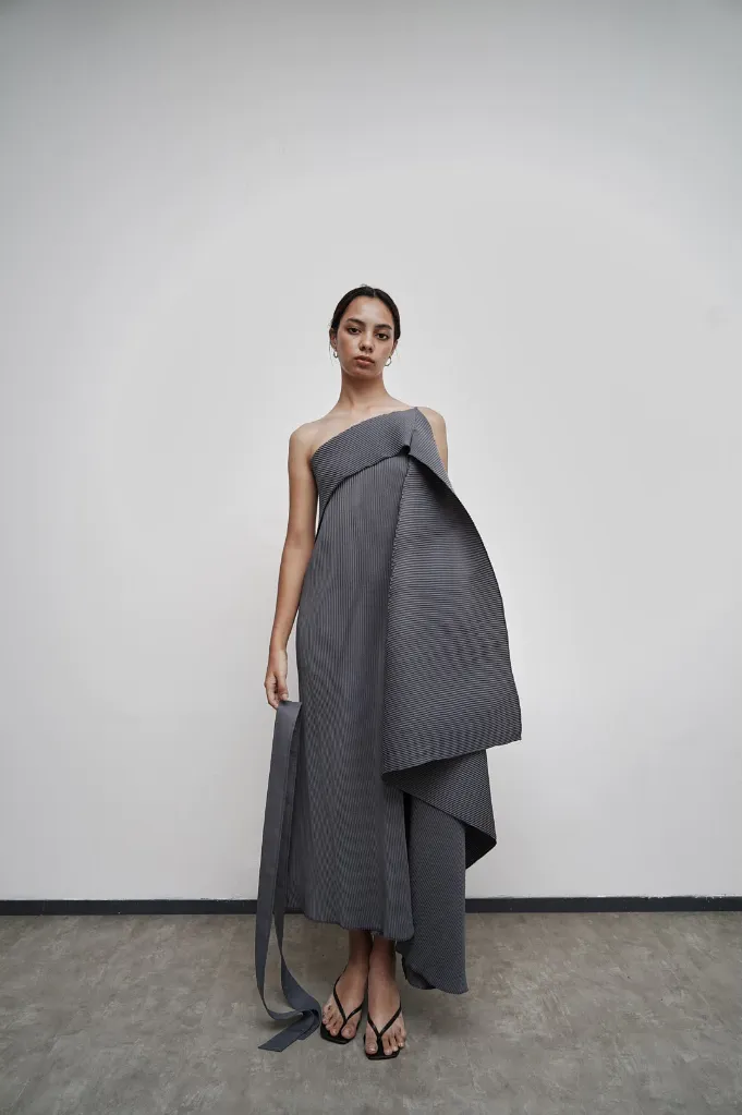 RD-0134 - Pafon - Gema Dress in Grey