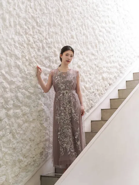 RD-0205 - Aura Label - Sophia Dress in Lilac