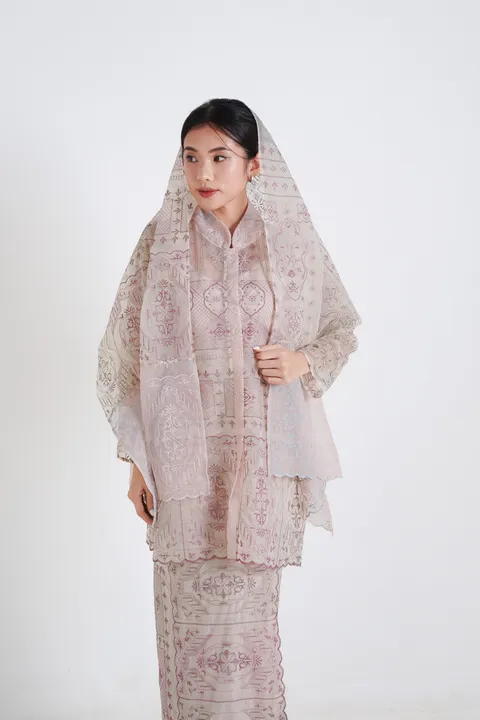 RD-0297 - Soft Bloom Kebaya Series in Nude