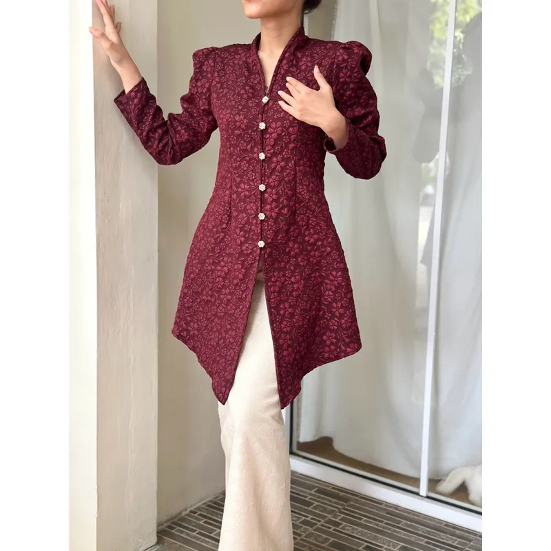 RD-0308 - Toolkiss - Cinday Kurung in Maroon