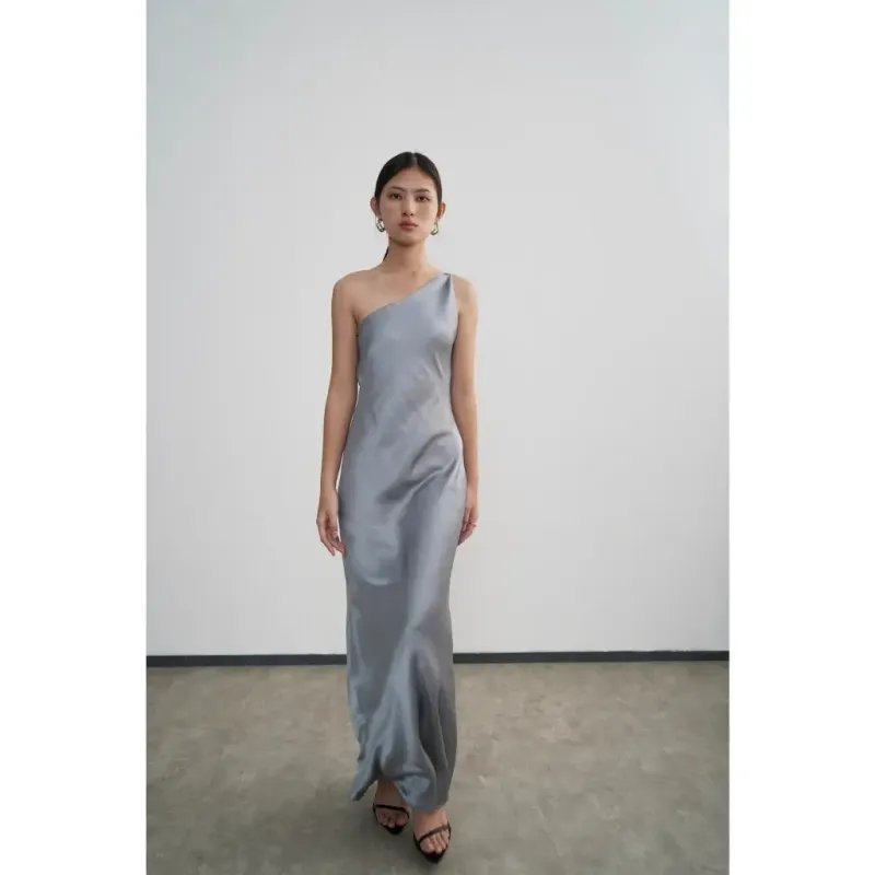 RD-0315 - Pafon - Celie Dress in Ash Grey