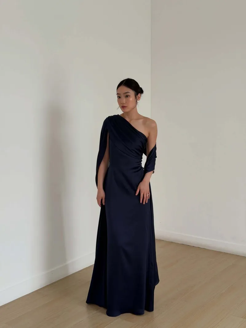 RD-0504 - Gemme In Love - Hazel Dress in Navy Size S & M