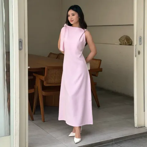 RD-0520 -  - Luna Maxi Long Dress in Pink