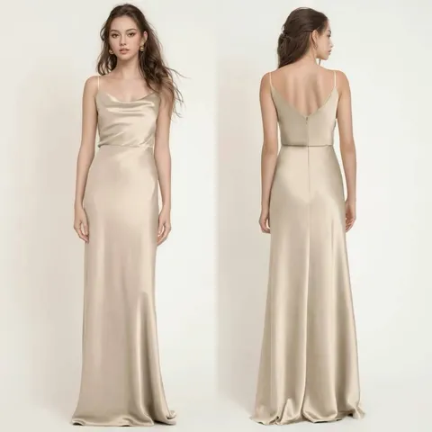 RD-0524 - Import from china - Champagne Dress
