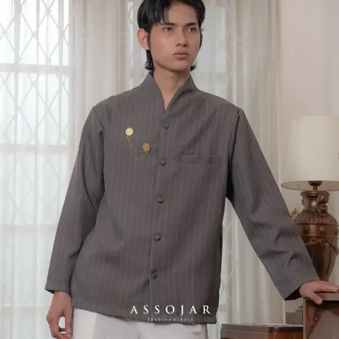 RM-0015 - Assojar - Panggah Beskap Abu-Abu size M