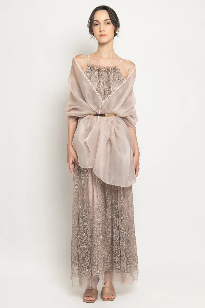 RD-0014 - Atelier Mode - Strap Flare Maxi Dress Venice